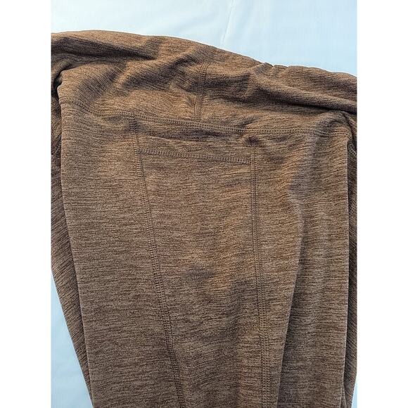 AL1VE Women's XL Extra Large w/Pockets Ankle Yoga Pants Brown 25" Inseam - Picture 11 of 12